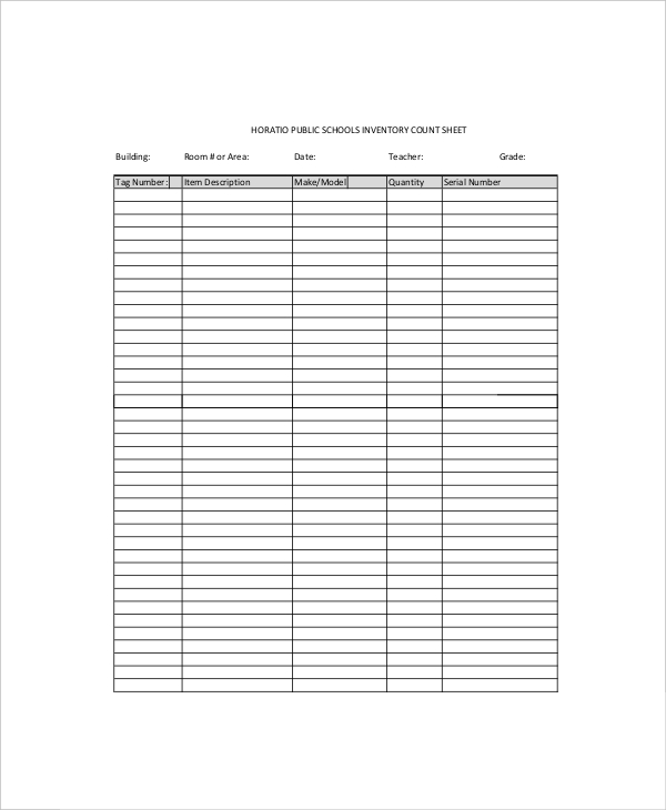 Inventory Count Sheet Template | Double Entry Bookkeeping Inventory Count Sheet Template | Double Entry Bookkeeping