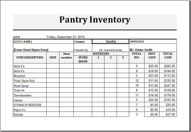 supply inventory template excel Romeo.landinez.co supply inventory template excel Romeo.landinez.co