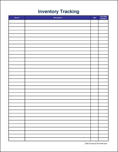 Logs and Inventory Templates Logs and Inventory Templates