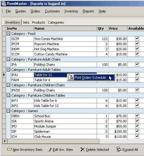 Generate Inventory Reports Generate Inventory Reports