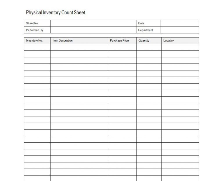 example inventory sheet | inventory list template –... Inventory Sheet Example | Liputan TV
