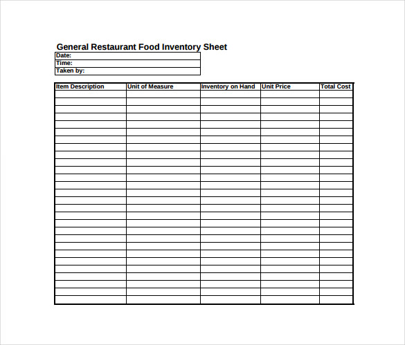 Inventory Sheet Template 14+ Free Excel, PDF Documents Download Inventory Sheet Template 14+ Free Excel, PDF Documents Download