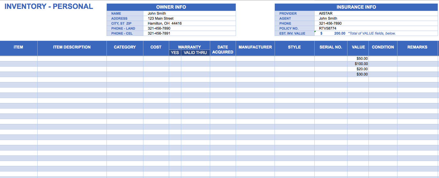 photo inventory template April.onthemarch.co photo inventory template April.onthemarch.co