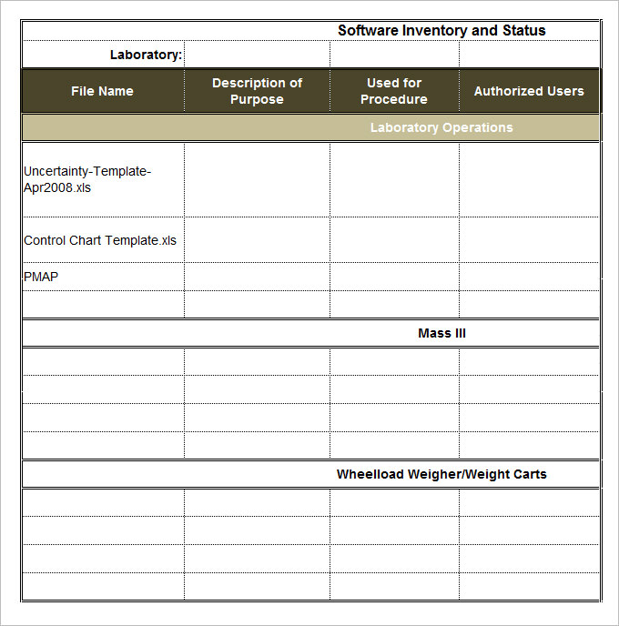 IT Inventory Template 15 Free Word, Excel Documents Download IT Inventory Template 15 Free Word, Excel Documents Download