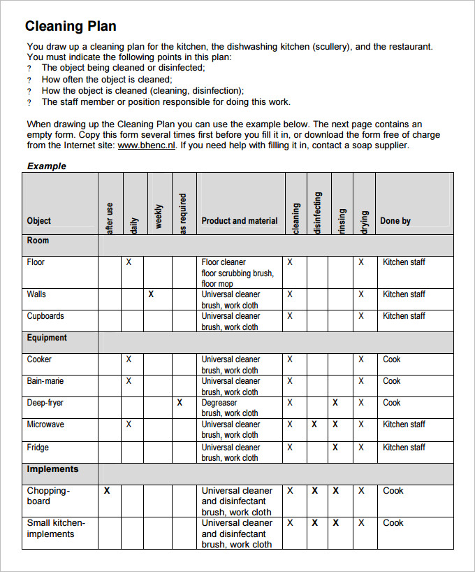 commercial kitchen cleaning schedule template Tier.brianhenry.co commercial kitchen cleaning schedule template Tier.brianhenry.co