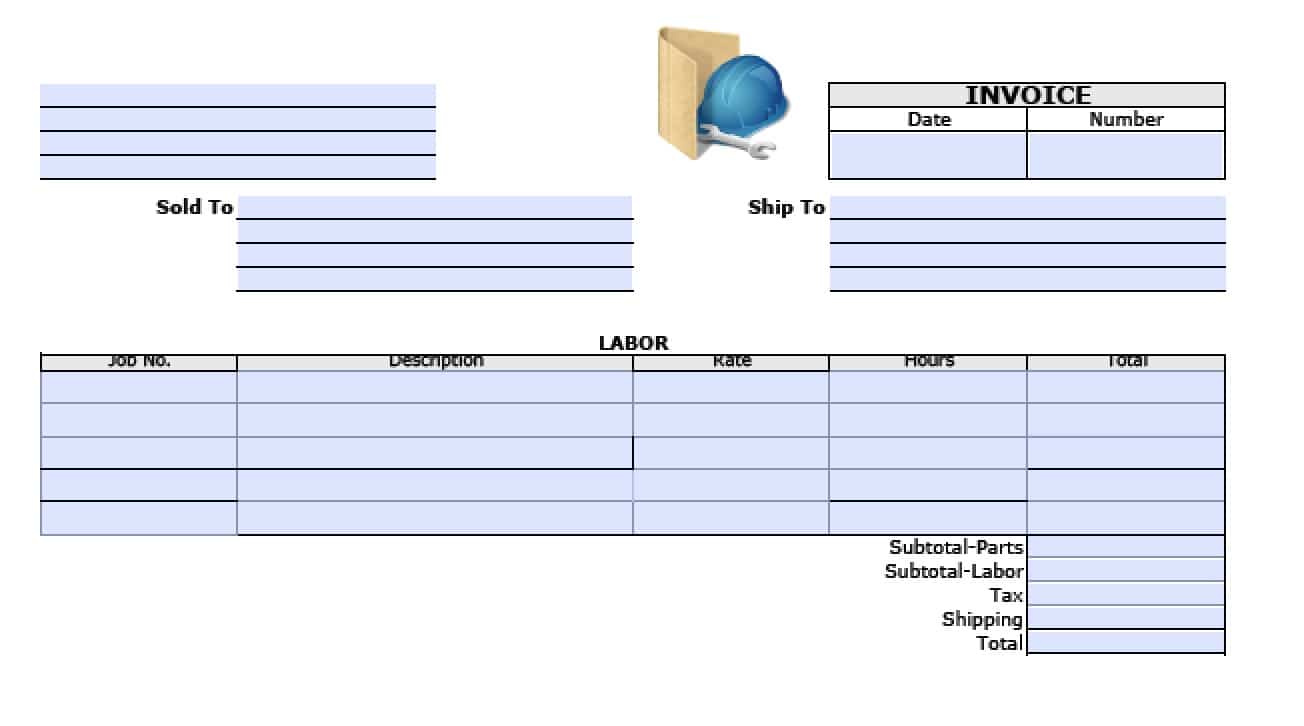 Free General Labor Invoice Template | Excel | PDF | Word (.doc) Free General Labor Invoice Template | Excel | PDF | Word (.doc)