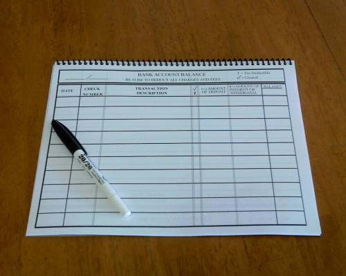 Large Print Page Size Check Register Large Print Page Size Check Register