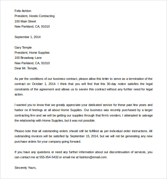sample attorney termination letter | Papillon northwan sample attorney termination letter | Papillon northwan