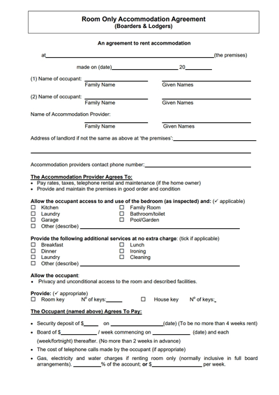 Room Rental Agreement Template: Free Download, Create, Edit, Fill Room Rental Agreement Template: Free Download, Create, Edit, Fill