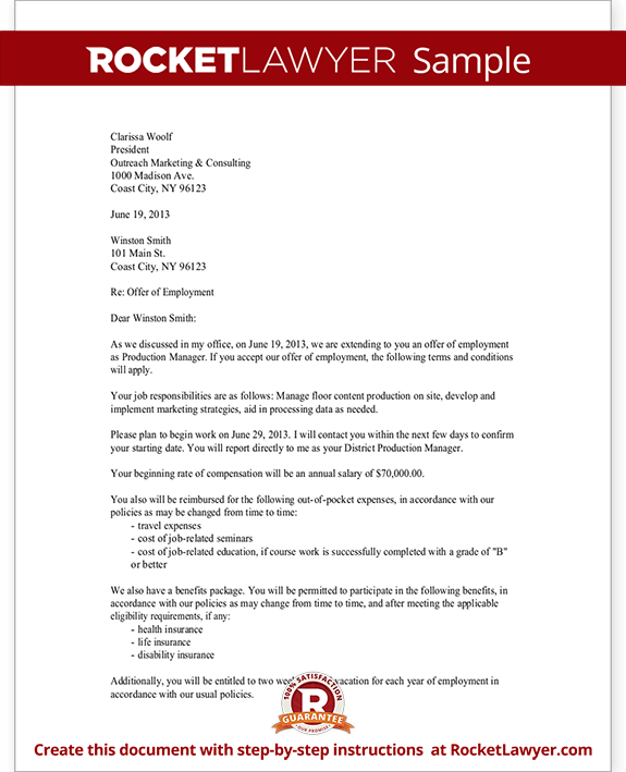 Confirmation Employment Letter Confirmation Employment Letter