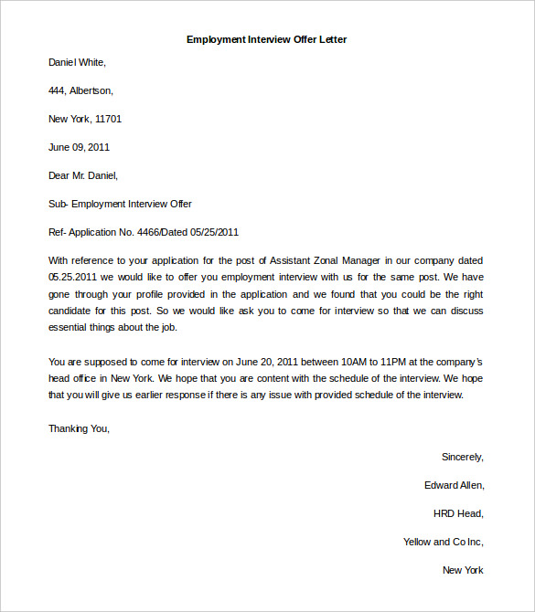 job offer letter template word job offer letter template word