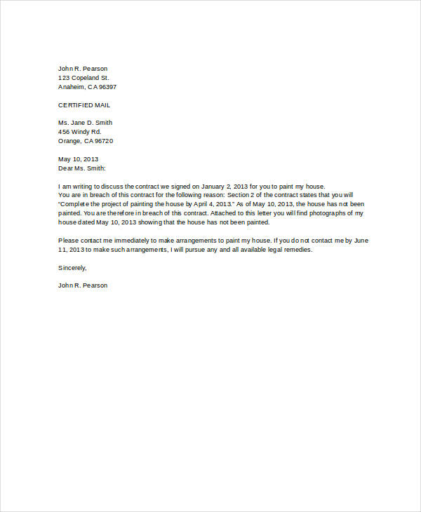 Letter of Termination Template 8+ Free Word, PDF Document Letter of Termination Template 8+ Free Word, PDF Document