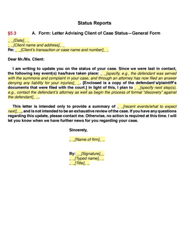 California Client Communications Manual: Sample Letters and Forms California Client Communications Manual: Sample Letters and Forms