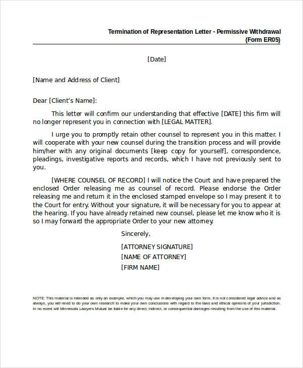 Letter of Termination Template 8+ Free Word, PDF Document Letter of Termination Template 8+ Free Word, PDF Document