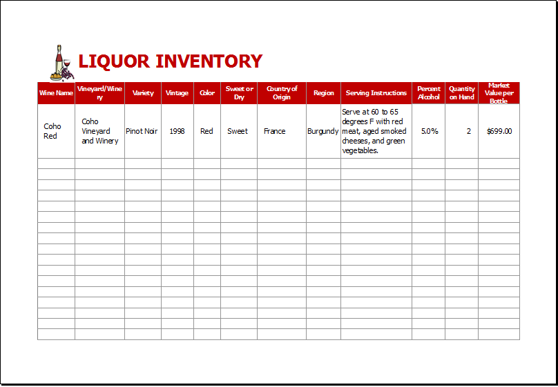 liquor inventory control template Boat.jeremyeaton.co liquor inventory control template Boat.jeremyeaton.co