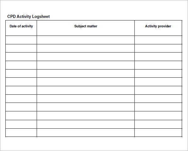 Basic Log Sheet OpenOffice template Basic Log Sheet OpenOffice template