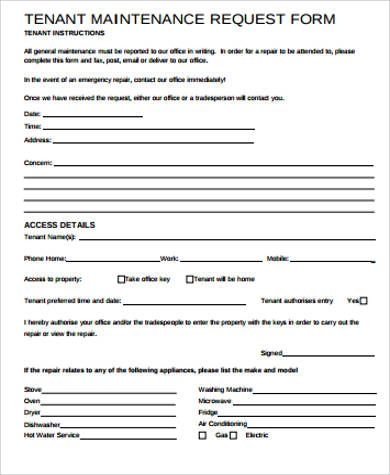 tenant repair request form template Tier.brianhenry.co tenant repair request form template Tier.brianhenry.co