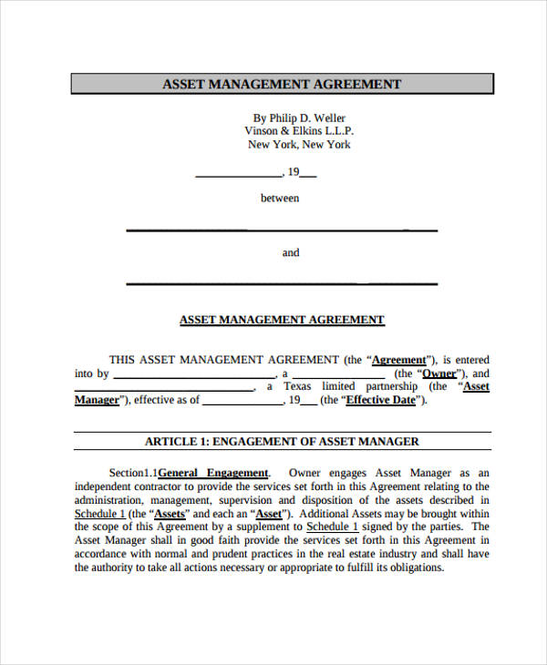 Management Agreement Templates 11 Free Word, PDF Format Download Management Agreement Templates 11 Free Word, PDF Format Download