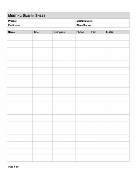 Printable Sign In Sheet | Visitor, Class, and Meeting Sign In Sheets Printable Sign In Sheet | Visitor, Class, and Meeting Sign In Sheets