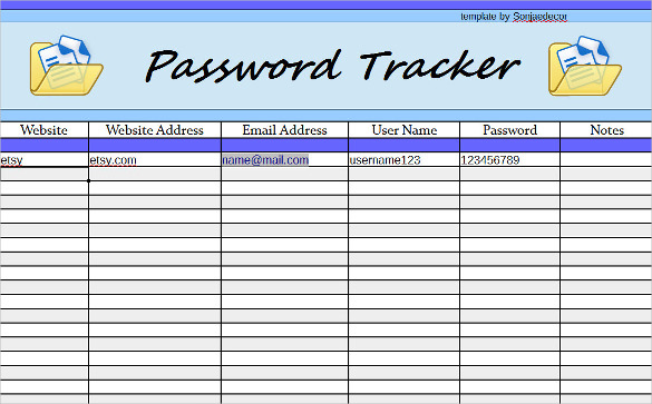 My Passwords Your Personal Password Tracker Log — The My Passwords Your Personal Password Tracker Log — The
