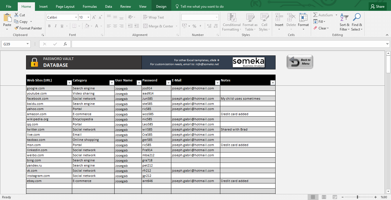 password template for excel April.onthemarch.co password template for excel April.onthemarch.co