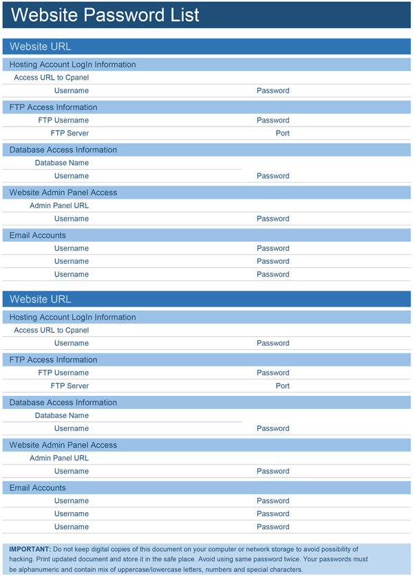 How to Use Excel as a Password Keeper (Free Template) German Pearls How to Use Excel as a Password Keeper (Free Template) German Pearls