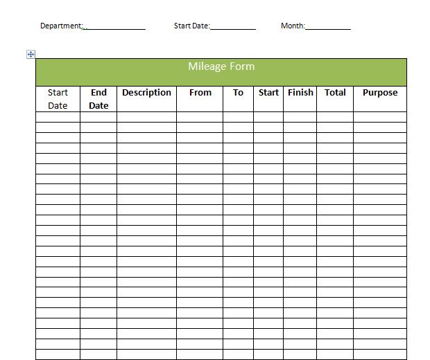 30 Printable Mileage Log Templates (Free) Template Lab 30 Printable Mileage Log Templates (Free) Template Lab