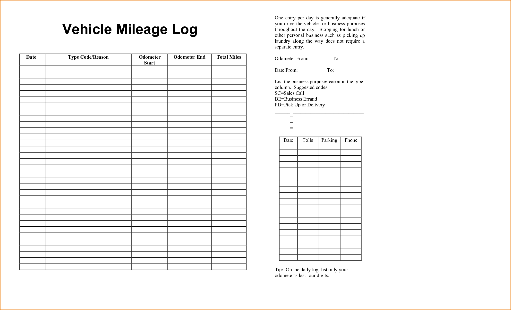 auto mileage log book Kleo.beachfix.co auto mileage log book Kleo.beachfix.co