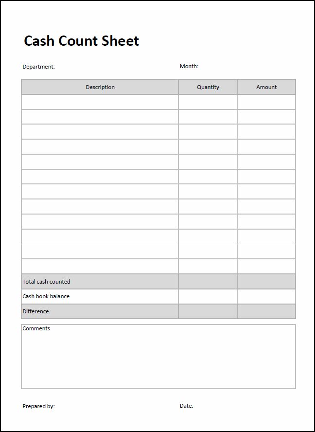 money count sheet Boat.jeremyeaton.co money count sheet Boat.jeremyeaton.co