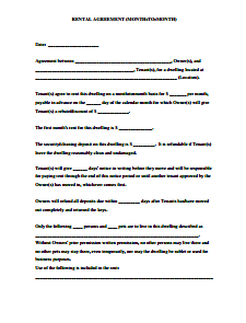 Month to Month Rental Agreement Template: Download, Edit & Fill Month to Month Rental Agreement Template: Download, Edit & Fill