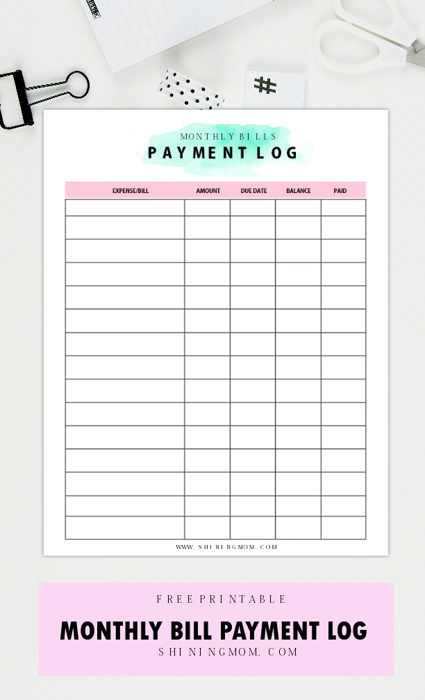 Ultimate Free Monthly Bill Payment Organizer Ultimate Free Monthly Bill Payment Organizer