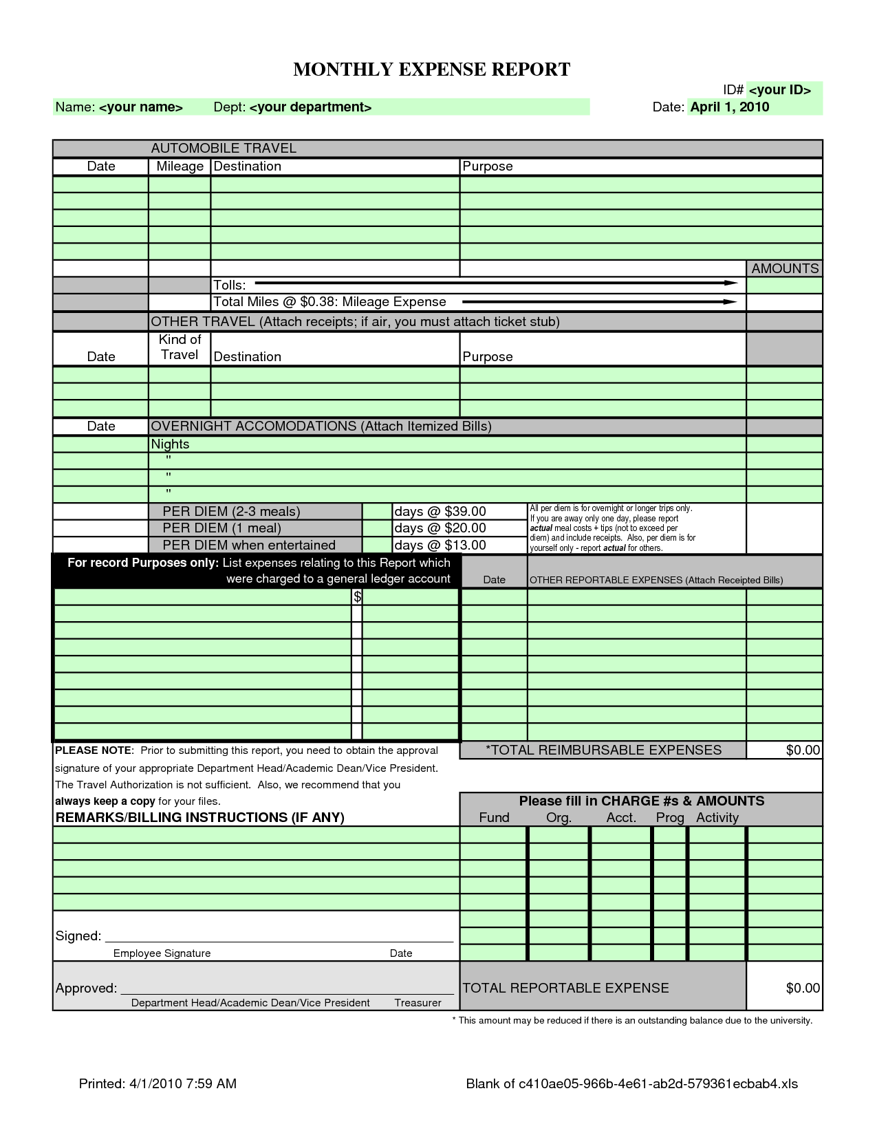 Free Expense Report Templates Smartsheet Free Expense Report Templates Smartsheet