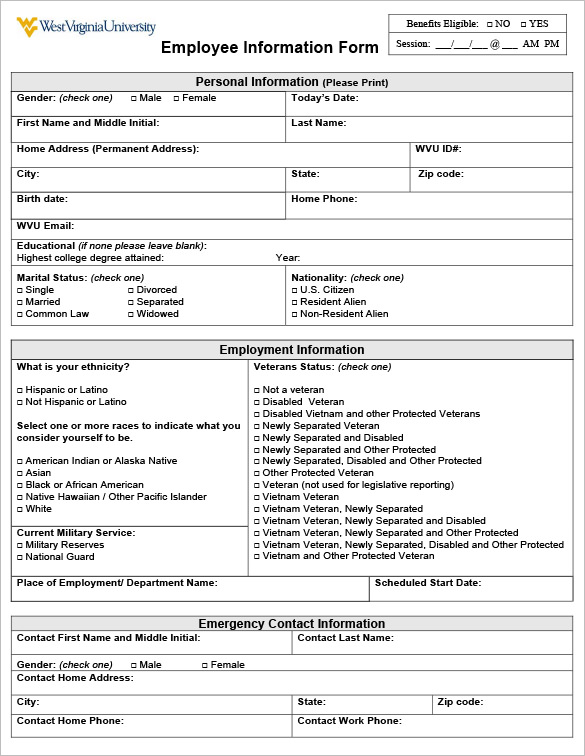 new hire form template 12 new hire processing forms hr templates new hire form template 12 new hire processing forms hr templates