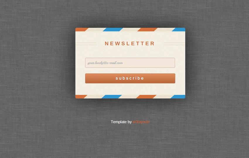 Rebounded Newsletter Signup Form Template by W3layouts Rebounded Newsletter Signup Form Template by W3layouts