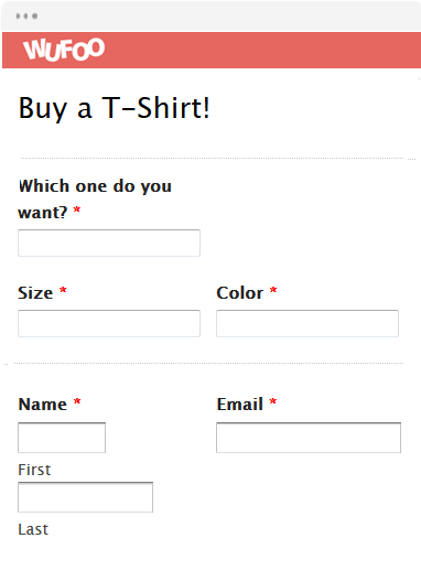 Online Order Form Templates | Wufoo Online Order Form Templates | Wufoo