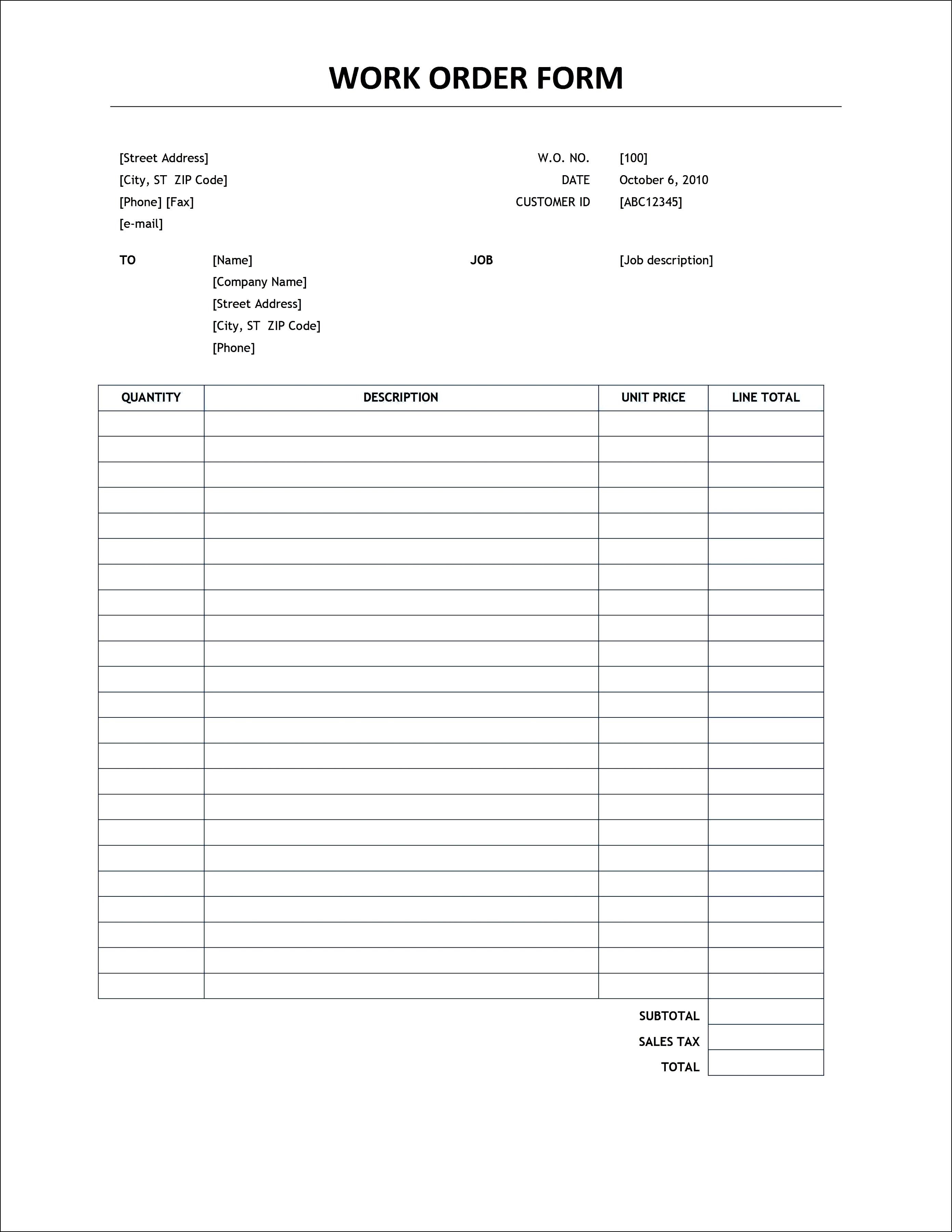 Basic Order Form Template Filename – down town ken more Basic Order Form Template Filename – down town ken more