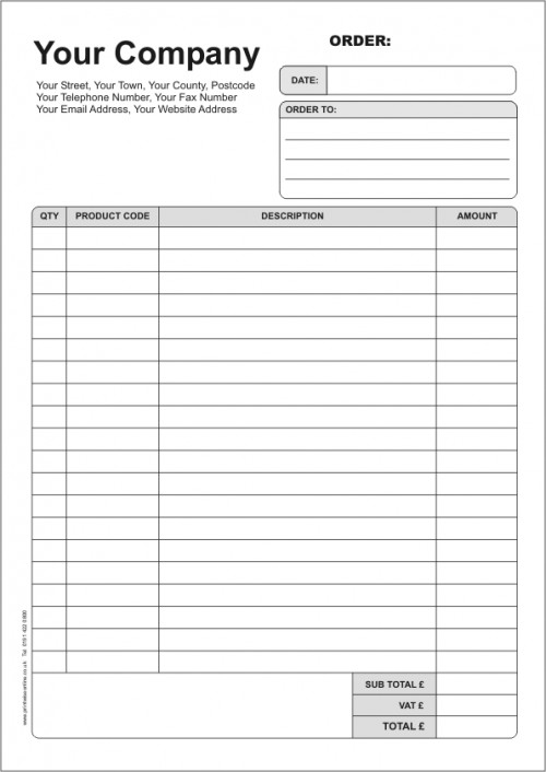 41+ Blank Order Form Templates PDF, DOC, Excel | Free & Premium 41+ Blank Order Form Templates PDF, DOC, Excel | Free & Premium