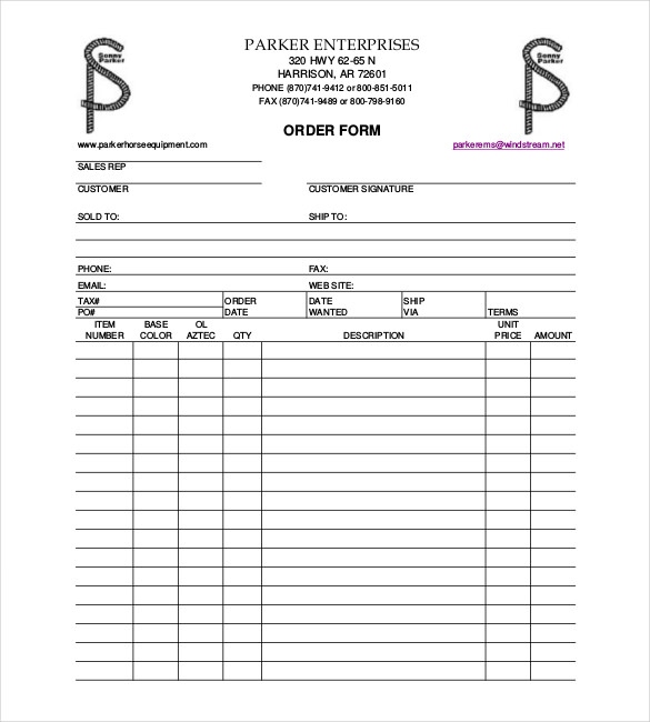 41+ Blank Order Form Templates PDF, DOC, Excel | Free & Premium 41+ Blank Order Form Templates PDF, DOC, Excel | Free & Premium