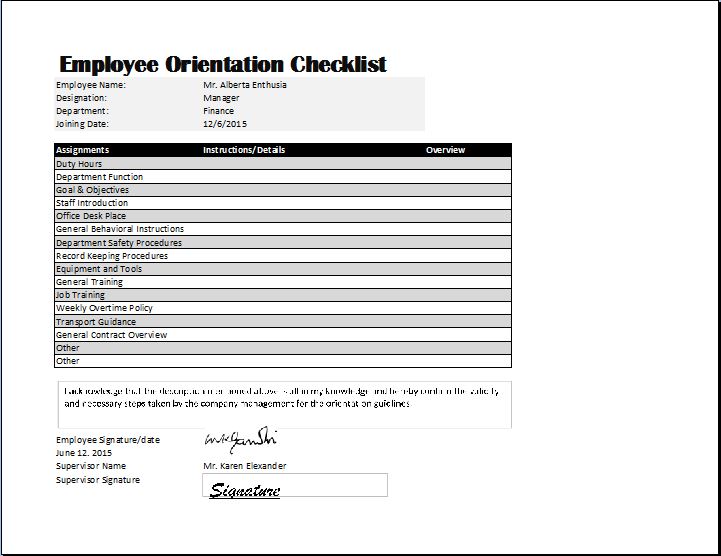new employee orientation checklist sample Boat.jeremyeaton.co new employee orientation checklist sample Boat.jeremyeaton.co