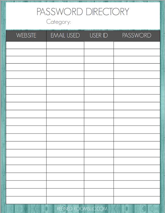 9+ Sample Password Spreadsheet Templates PDF, DOC, Excel | Free 9+ Sample Password Spreadsheet Templates PDF, DOC, Excel | Free