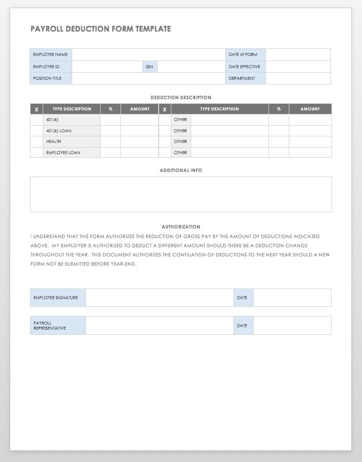 Payroll Statement Template Payroll Statement Template