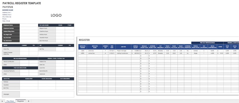15 Free Payroll Templates | Smartsheet 15 Free Payroll Templates | Smartsheet
