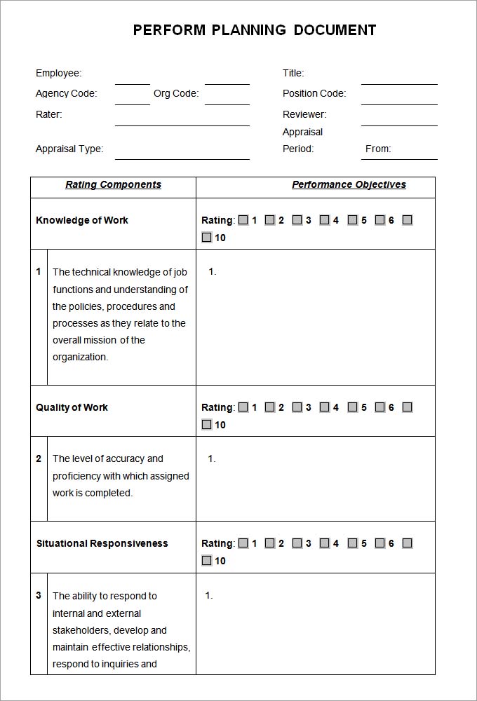 Performance Development Plan Template Development Plan Template Performance Development Plan Template Development Plan Template