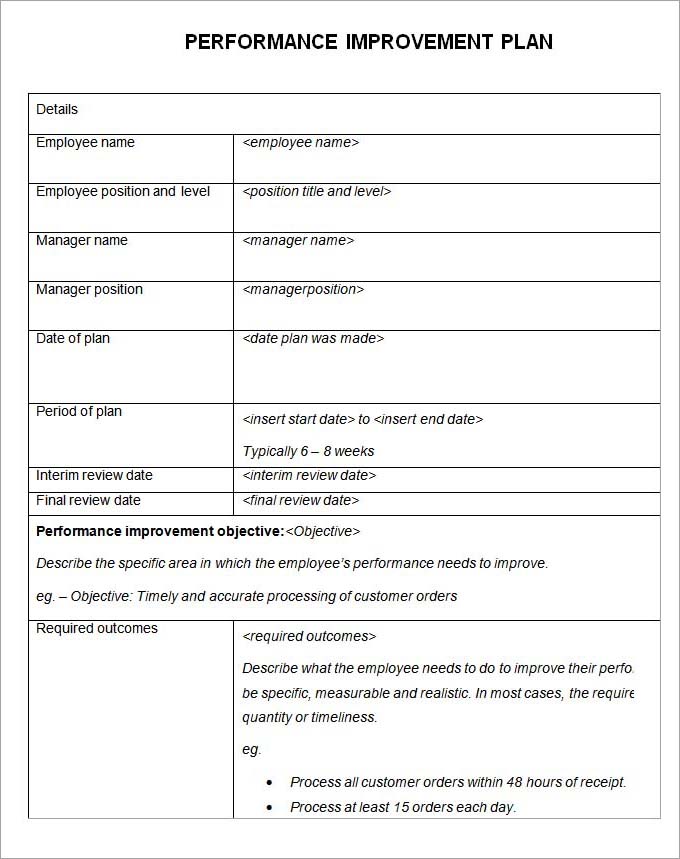 Performance Development Plan Template Development Plan Template Performance Development Plan Template Development Plan Template