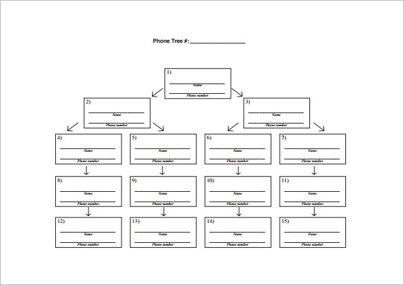 Printable Phone Tree Template – 15+ Free Word, Excel, PDF Format Printable Phone Tree Template – 15+ Free Word, Excel, PDF Format