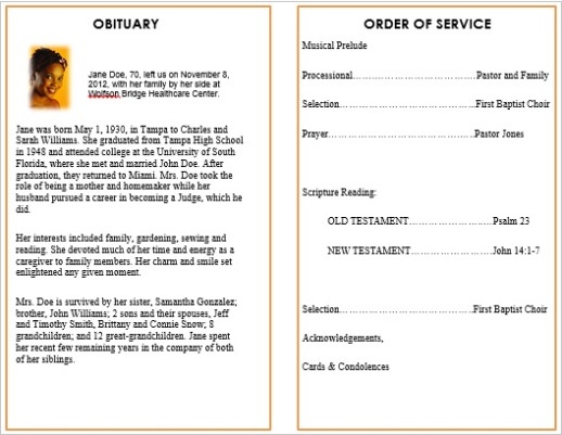 Memorial Bulletins for Funerals | Memorials | Pinterest | Funeral Memorial Bulletins for Funerals | Memorials | Pinterest | Funeral