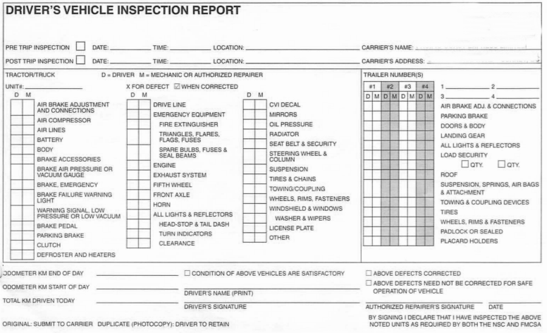 How to Fill Out the CDL Pre trip Inspection Form | Pre Trip How to Fill Out the CDL Pre trip Inspection Form | Pre Trip