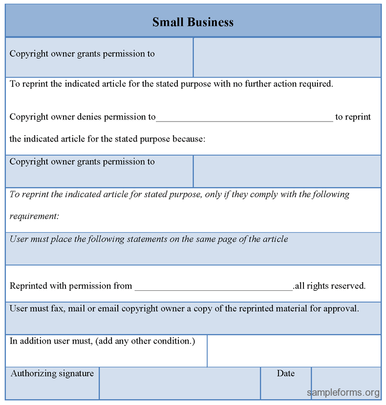 Printable Business Form Templates Printable Business Form Templates