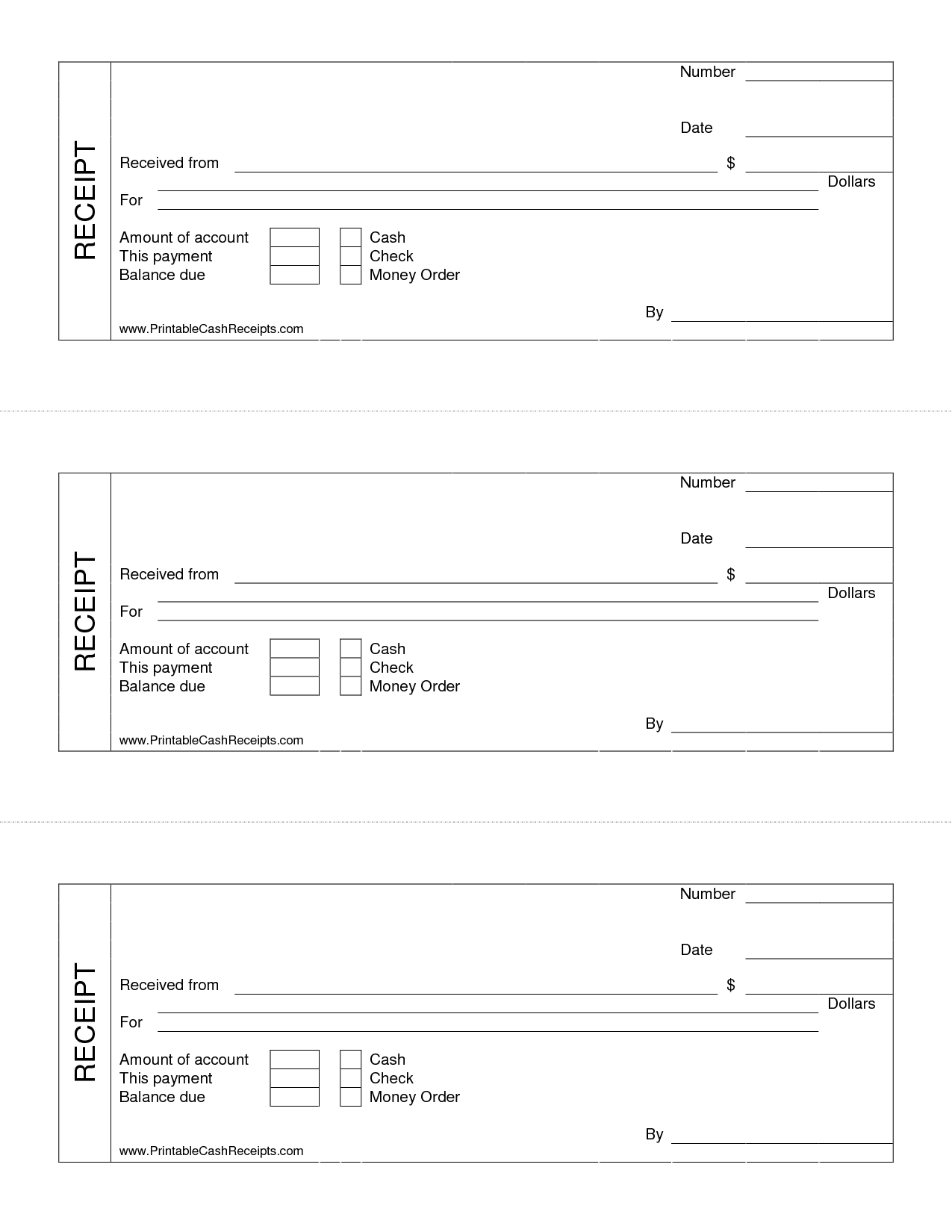 New Printable Cash Receipts New Printable Cash Receipts