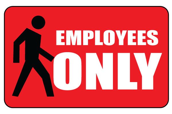 Printable Notice Employees Only Sign Printable Notice Employees Only Sign